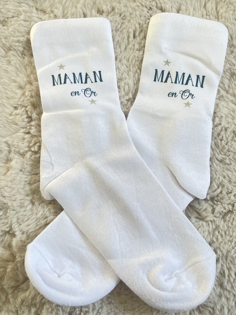 Chaussettes Maman en Or