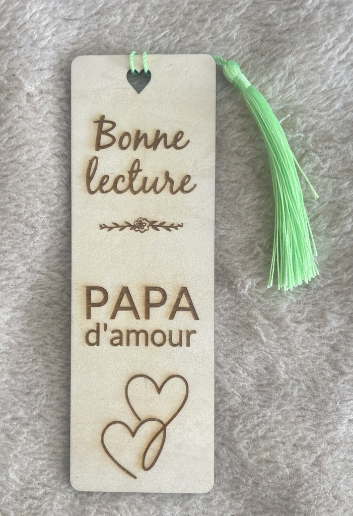 Marque page "Papa d'amour" 