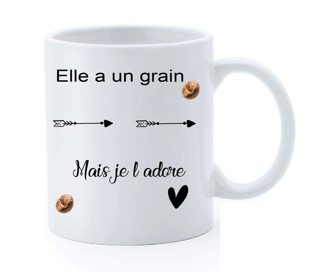 Mug Ma soeur c'est comme le café
