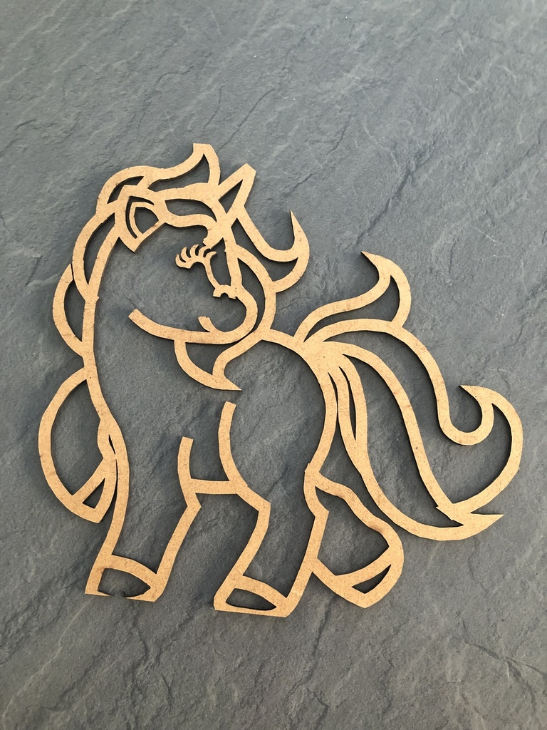 Décoration Licorne Origami