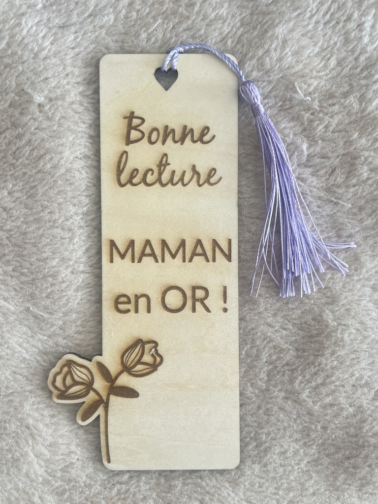 Marque page "Maman en Or" 1