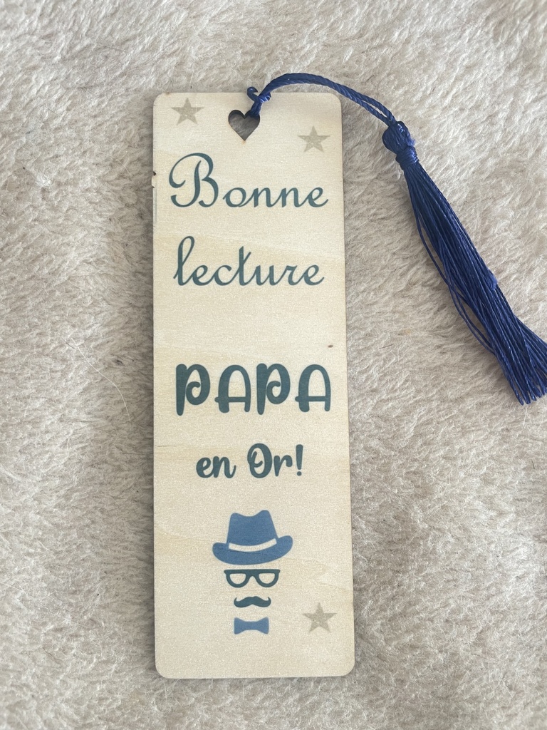 Marque page "Papa en Or 1"