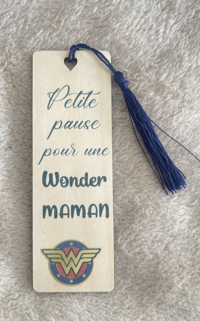Marque page "Wonder maman"