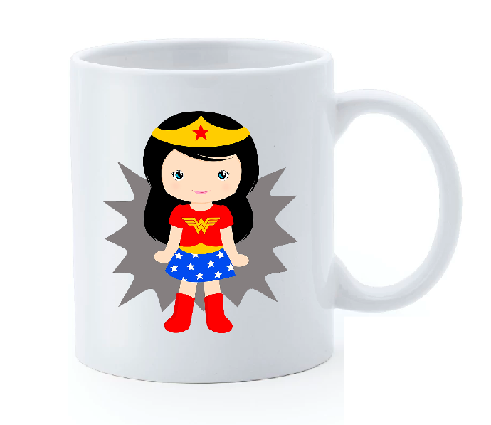 Mug Super héroïne personnalisable