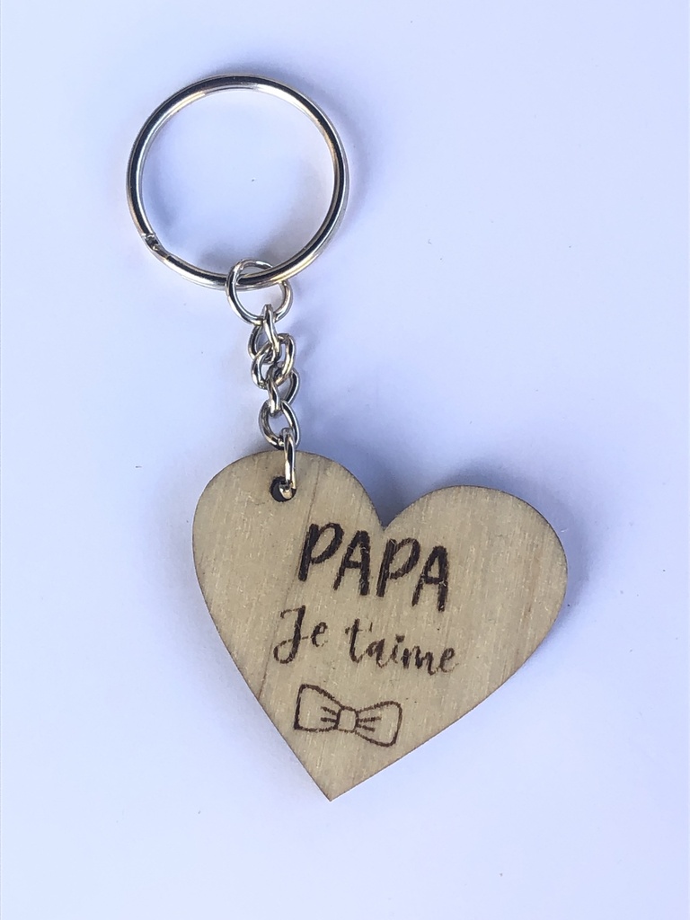 porte clés papa on t'aime