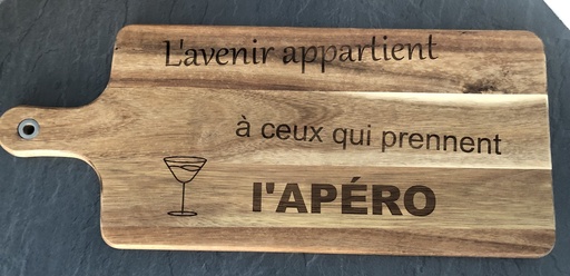 Planche apéro "L'avenir appartient"