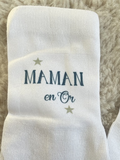 Chaussettes Maman en Or