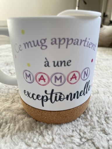 Mug Maman Exceptionnelle + couvercle 